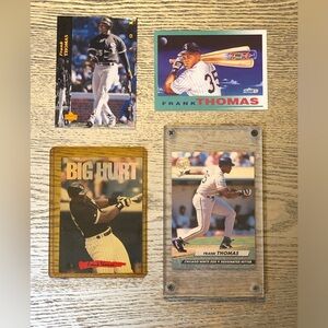 Lot of 4 Frank Thomas Cards